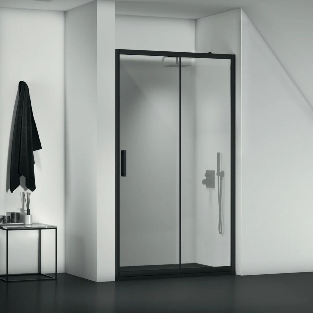 Lifestyle image of Ideal Standard Connect 2 1200mm Silk Black Sliding Shower Door